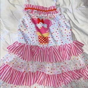 babygirl ice cream minnie dress - 3t